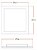 Painel de LED Embutir Quadrado 30x30cm 3000K 24W - Imagem 4