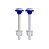 Kit Parafusos de Fixação e Vedação para Caixa Acoplada M10 x 80mm Blukit - Imagem 1