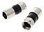 Conector Coaxial de Compressão RG6 para TV a Cabo e Satélite - Imagem 3