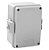 Caixa de Passagem Plástica Sobrepor 160x120x100mm IP66 Cinza Rohdina - Imagem 1