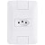 Conjunto Tomada 2P+T 10A 250V Aria Branco 4x2 Tramontina - Imagem 1