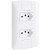 Conjunto 2 Tomadas 2P+T 20A com Placa Aria Branco Tramontina - Imagem 3