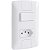Interruptor Simples com Tomada 2P+T 20A Aria Branco 4x2 Tramontina - Imagem 3