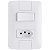 Interruptor Simples com Tomada 2P+T 10A Aria Branco 4x2 Tramontina - Imagem 1
