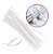 Abraçadeira de Nylon Branca 2,5x160mm 6.6 Serrana - Imagem 2
