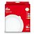 Painel LED Slim Embutir Redondo 18W 3000K 22x22cm Kian - Imagem 4