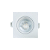 Spot de Embutir LED Quadrado 5W 6500K Luz Branca Bivolt Branco Cristallux - Imagem 1