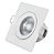 Spot de Embutir LED Quadrado 5W 6500K Luz Branca Bivolt Branco Cristallux - Imagem 3