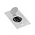 Modulo De Tomada Embutido Para Piso 2P+T 10A Preto Pezzi - Imagem 2