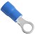 Terminal Olhal Pré-Isolados 2,5mm² Azul 50 Peças Tramontina - Imagem 1