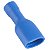 Terminal Faston Fêmea Pré-Isolados 2,5mm² Azul 100 Peças Tramontina - Imagem 1