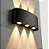 Arandela LED Lentille Trois 6W 3000K Preto IP65 Lumanti - Imagem 3