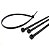Abraçadeira de Nylon Preta 3,6x200mm 6.6 Serrana - Imagem 2