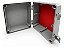 Quadro de Comando 300x300x200mm IP68 Tampa Opaca Cinza Rohdina - Imagem 2