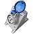 Tomada Industrial De Sobrepor 2P+T 16A 220/240v 6H N3006 Azul Steck - Imagem 2