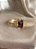 Anel Mater - ouro amarelo 18k e granada - Imagem 4
