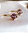 Brinco Queen - ouro amarelo 18k e ametista - Imagem 1