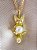 Pingente Gato - ouro amarelo 18k e pérola - Imagem 4