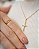 Pingente Caminho - ouro amarelo 18k - Imagem 3