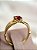 Anel Tulipa- ouro amarelo 18k e rubi - Imagem 4