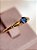 Anel Clair - ouro amarelo 18k e safira - Imagem 2