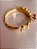 Anel Bouquet - ouro amarelo 18k e turmalina rosa - Imagem 4