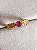 Anel Bouquet - ouro amarelo 18k e turmalina rosa - Imagem 2