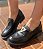 Mocassim Tratorado Christie ID Couro Preto - Imagem 1