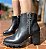 Bota SCHUTZ Tratorada e Logomania Lateral Preto - Imagem 1