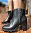 SCHUTZ BOTA SALTO ALTO ZIPER E LOGOMANIA LATERAL - Imagem 1