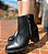 SCHUTZ BOTA SALTO ALTO ZIPER E LOGOMANIA LATERAL - Imagem 2
