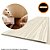 Forro PVC relevo rustico 7mm X 4.00mts Nogueira Plasbil - Imagem 2