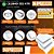Kit Forro PVC Branco Frisado para medidas 4x4 – Completo para Instalação - Imagem 2