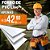 Forro Light Liso Branco Junta Seca TWB Forros – PVC 6mm | R$42,90/m² em Oferta - Imagem 1