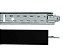 Travessa TF38 Perfil Clicado para Forro de isopor Modular Preto 24 x 26 x 1250 mm - Imagem 2