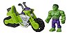 Boneco Hulk e Motocicleta - Imagem 2