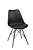 Cadeira Anima ANM8026X Fixa - Pés Cromados - Preto - Imagem 1