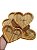Pires de coração em madeira pinus personalizado com o nome - Imagem 1