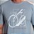Camiseta Dry Fit Cinza Claro - Bike Fixa - Imagem 2