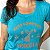Baby look Viscolinho Azul - Nade Como Uma Sereia - Imagem 2