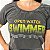 Baby Look Algodão Chumbo - Swimmer - Imagem 2
