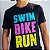 Baby Look Dry Fit Preta - Swim Bike Run - Imagem 2