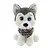 Pelúcia Cachorrinho Husky Siberiano - Imagem 1