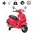 Moto Elétrica Vespa 6v Vermelha - Imagem 2