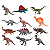 Dinossauro Plástico Sortidos - Imagem 1
