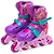 Patins Ajustável Barbie 03 Rodas 29 a 32 Sem Acessórios - Imagem 2