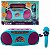 Boombox Karaokê Infantil Stitch Candide com Microfone e Pilhas Inclusas - Imagem 5