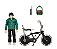 Boneco Action Figure Stranger Things 10cm Com Bike Sortido - Imagem 3