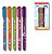 Kit Blister 5 Canetas Em Gel Coloridas Fini Material Escolar - Imagem 8