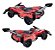 Veiculo Radical - Rc7 Func - Pilhas (vermelho) Radical 3551 - Imagem 3